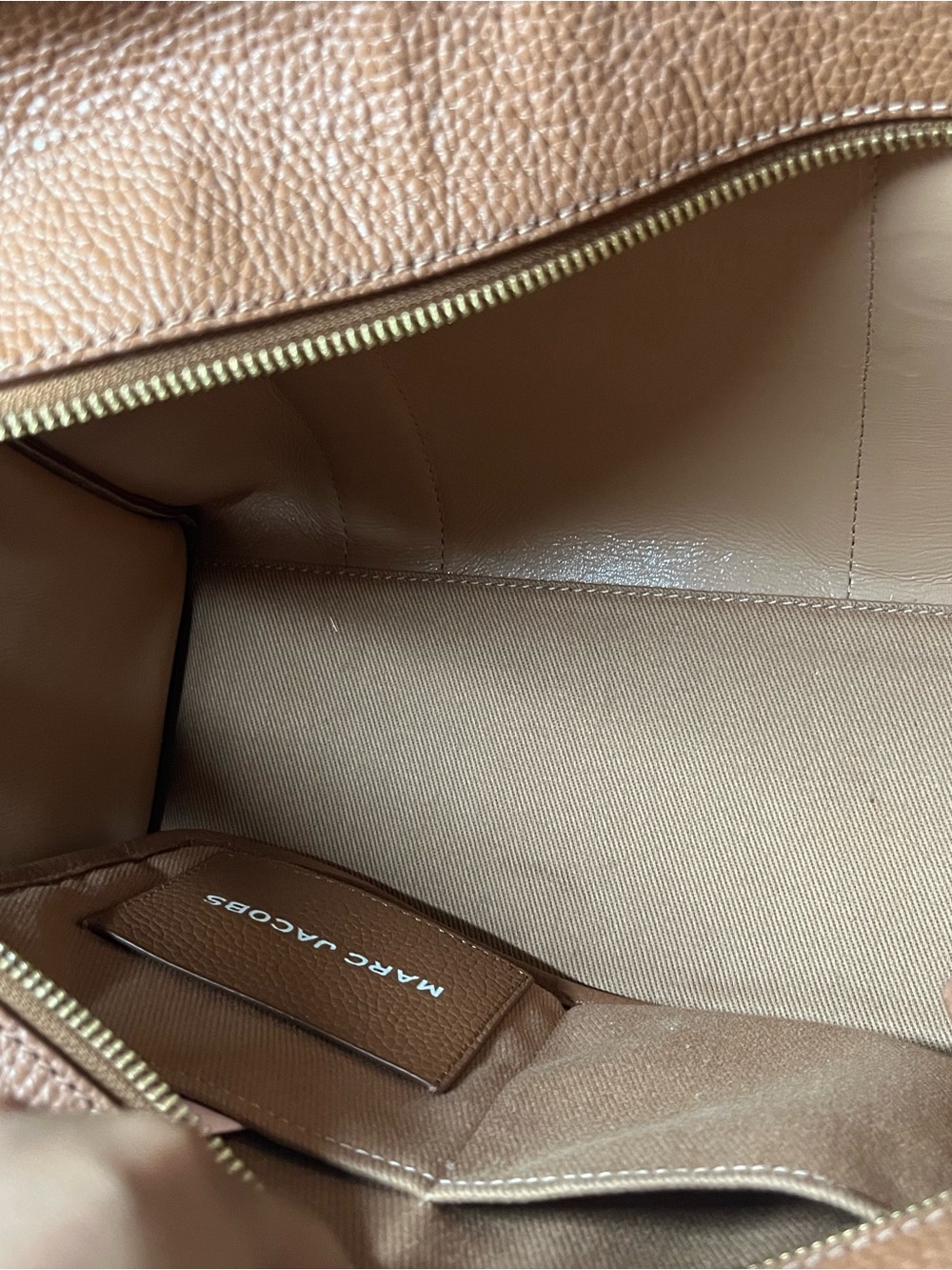 Marc Jacobs Brown Leather 'The Tote Bag' Structured medium Tote - Picture 11 of 11